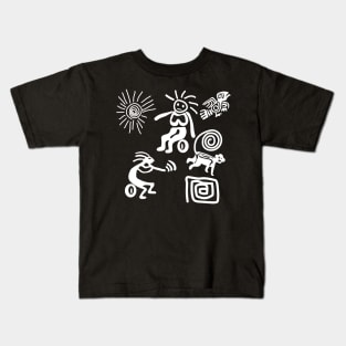 Inca drawings Kids T-Shirt